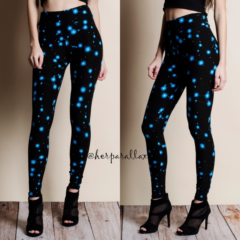 Constellation Printed Super Soft Leggings - Picture 1 of 3